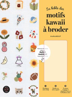 cover image of La bible des motifs adorables à broder